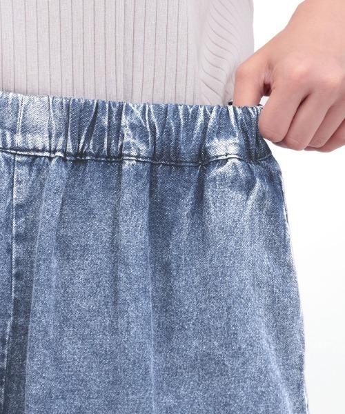 チチカカ（チチカカ）の「Orale! ケミカルデニムパンツ（デニムパンツ・レディース・ブルー/ブラック・FREE）」の4枚目の写真