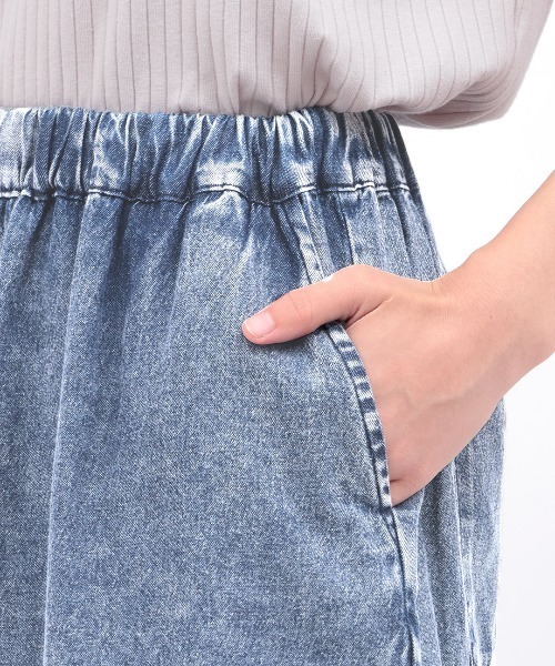 チチカカ（チチカカ）の「Orale! ケミカルデニムパンツ（デニムパンツ・レディース・ブルー/ブラック・FREE）」の5枚目の写真