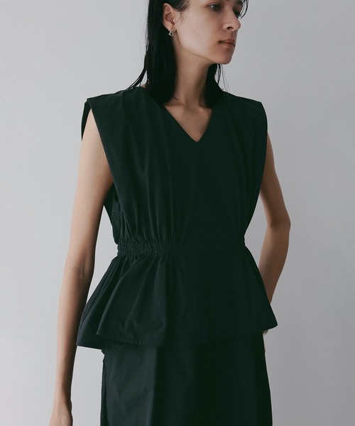 MANOF（マノフ）の「GATHER WAIST COCOON ONE PIECE（ワンピース 