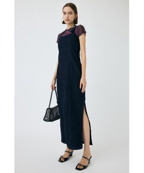 セール】HALTER STRAP DENIM ドレス（ワンピース）｜MOUSSY（マウジー