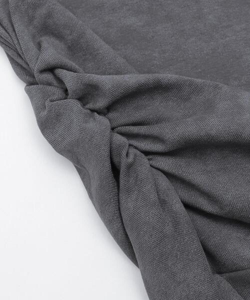 dispark(ディスパーク)の「DISPARK/ブローチ付きフリルキャミワンピ(キャミソール・レディース・グレー/オフホワイト・FREE)」の12枚目の写真