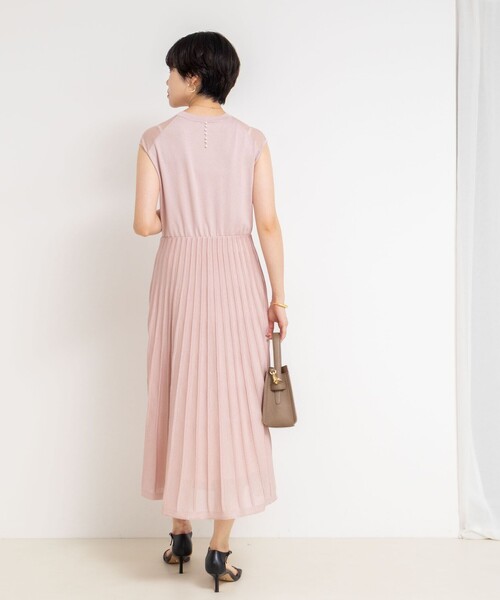 NOLLEY'S Sophi（ノーリーズソフィ）の「プリーツ風ニットワンピース