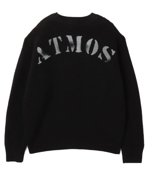 atmos(アトモス)の「atmos Waffle Knit Sweater / アトモス ワッフル ニット セーター(ニット/セーター・メンズ・オフホワイト/ブラウン/チャコール・M/L/XL)」の2枚目の写真