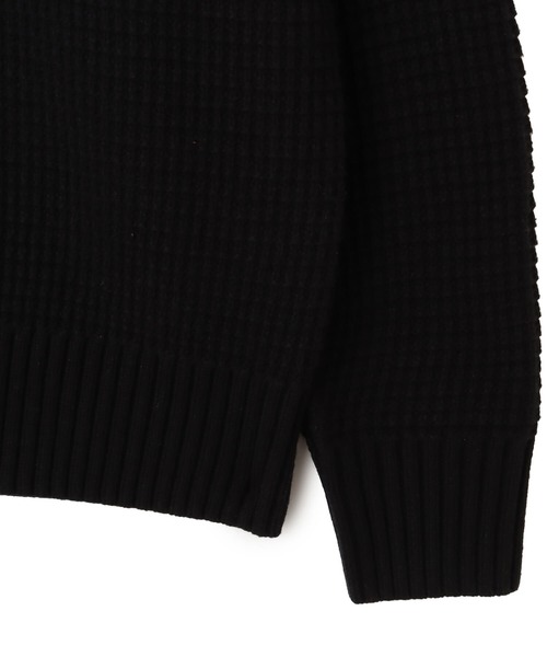 atmos(アトモス)の「atmos Waffle Knit Sweater / アトモス ワッフル ニット セーター(ニット/セーター・メンズ・オフホワイト/ブラウン/チャコール・M/L/XL)」の10枚目の写真