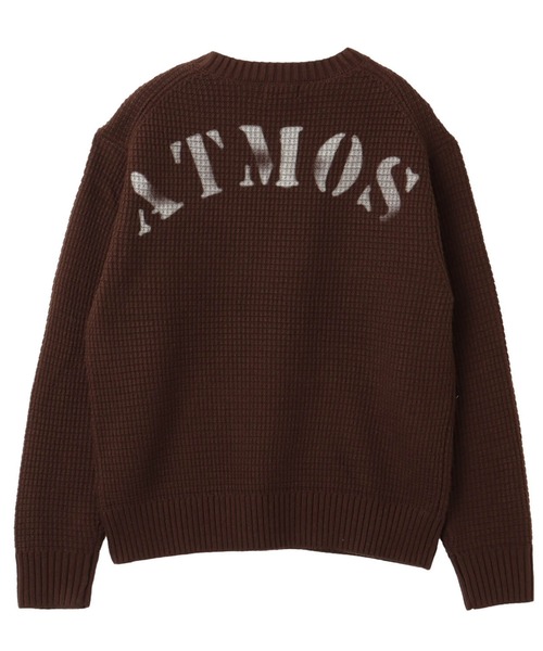 atmos(アトモス)の「atmos Waffle Knit Sweater / アトモス ワッフル ニット セーター(ニット/セーター・メンズ・オフホワイト/ブラウン/チャコール・M/L/XL)」の7枚目の写真