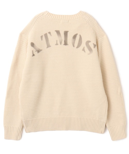 atmos(アトモス)の「atmos Waffle Knit Sweater / アトモス ワッフル ニット セーター(ニット/セーター・メンズ・オフホワイト/ブラウン/チャコール・M/L/XL)」の15枚目の写真