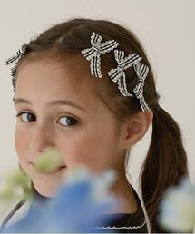 Lycee mine（リセマイン）の「チェックリボンちびヘアクリップ6Pセット（その他ヘアアクセサリー・キッズ）」