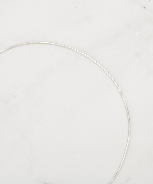 SHOO・LA・RUE（シューラルー）の「つやなしオープンメタルネックレス（ネックレス・レディース・シルバー/ゴールド・00）」の6枚目の写真