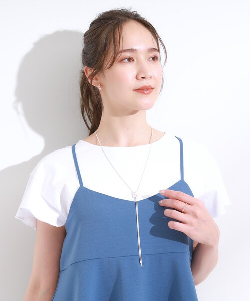 SHOO・LA・RUE（シューラルー）の「つやなしオープンメタルネックレス（ネックレス・レディース・シルバー/ゴールド・00）」の7枚目の写真