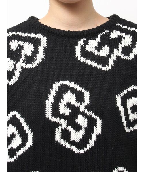 GYDA.ニット２枚セット黒グレー ジェイダ GYDA DEEP Vネック レイヤードニット アンサンブル