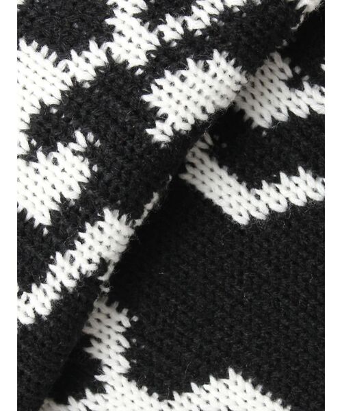 GYDA（ジェイダ）の「GG FRAMEニットトップス（ニット/セーター・レディース・オフホワイト/グレー/ブラック/レッド・FREE）」の14枚目の写真