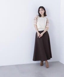 NATURAL BEAUTY BASIC（ナチュラルビューティーベーシック）の「◇ウーリッシュカルゼシリーズ フレアスカート（スカート・レディース）」