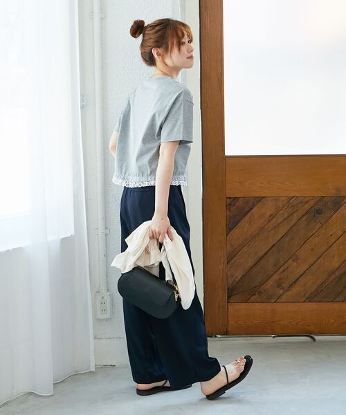 le.coeur blanc(ルクールブラン)の「サスペンダーカーブパンツ(その他パンツ・レディース・ネイビー/ベージュ・38/36)」の19枚目の写真