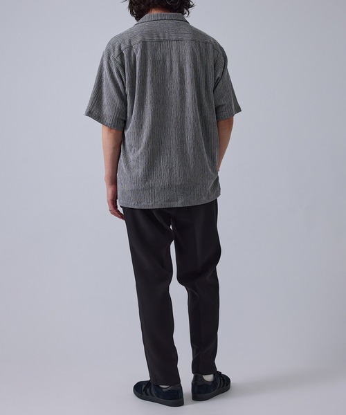  j.n.r.d（ジェー・エヌ・アール・ディー）の「【軽量・ドライタッチ】ライトクレープリラックスシャツ（シャツ/ブラウス・メンズ・ブラック/グレー/キナリ・M/L/LL）」の18枚目の写真