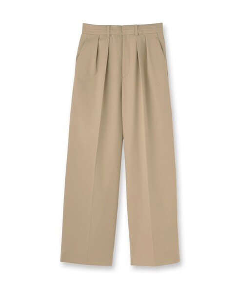 UNTITLED（アンタイトル）の「【洗える/はっ水/後ろウエストゴム】ストレッチ2タックワイドパンツ（その他パンツ・レディース・ベージュ/ダークブラウン/ブラック・50/48/46/44/42/04/03/02/01/00）」の4枚目の写真