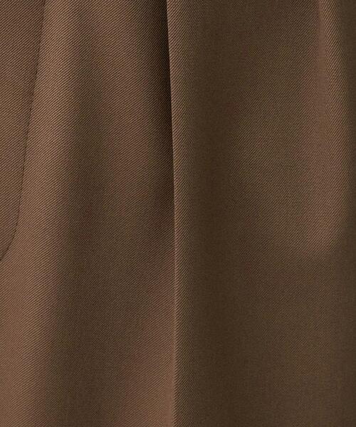 UNTITLED（アンタイトル）の「【洗える/はっ水/後ろウエストゴム】ストレッチ2タックワイドパンツ（その他パンツ・レディース・ベージュ/ダークブラウン/ブラック・50/48/46/44/42/04/03/02/01/00）」の15枚目の写真