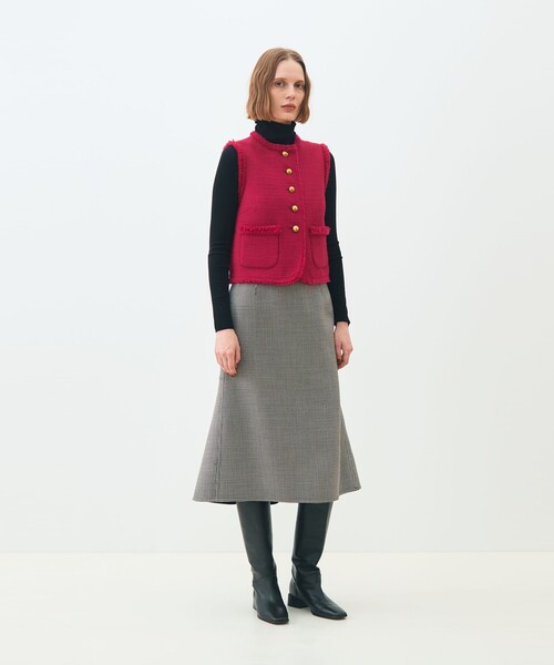 ブークレーファンシー クルーネックジレ ブークレーファンシー クルーネックジレ｜トゥモローランド 公式通販