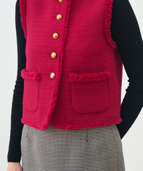 ブークレーファンシー クルーネックジレ ブークレーファンシー クルーネックジレ | maison TOMORROWLAND