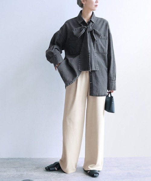 スェード風イージーパンツ（その他パンツ）｜reca（レカ）の