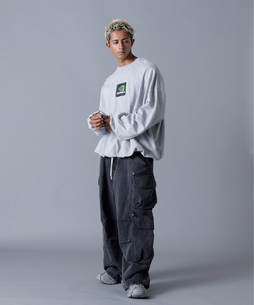 DANKE SCHON(ダンケシェーン)の「DankeSchon/ダンケシェーン/12OZ CHEMICAL DENIM CARGO(デニムパンツ・メンズ・ブラック/グレー・S/M/L)」の14枚目の写真