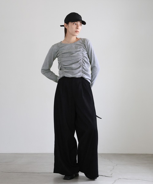 トップス Mocha select MOCA（セレクトモカ）の「【6色展開】ニュアンスリブプチ