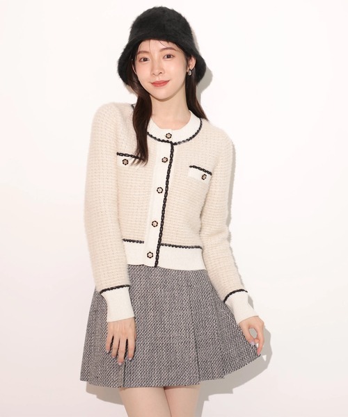 Rirandture（リランドチュール）の「ビット付ツィードミニスカート（スカート・レディース・ブラック系その他・2/1/0）」の11枚目の写真