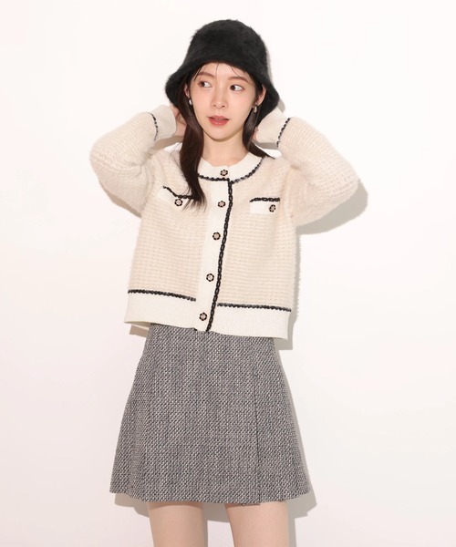 Rirandture（リランドチュール）の「ビット付ツィードミニスカート（スカート・レディース・ブラック系その他・2/1/0）」の13枚目の写真