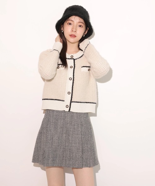 Rirandture（リランドチュール）の「ビット付ツィードミニスカート（スカート・レディース・ブラック系その他・2/1/0）」の14枚目の写真