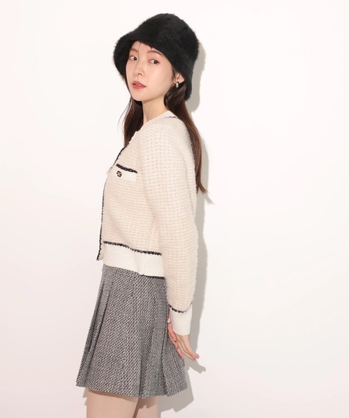 Rirandture（リランドチュール）の「ビット付ツィードミニスカート（スカート・レディース・ブラック系その他・2/1/0）」の15枚目の写真