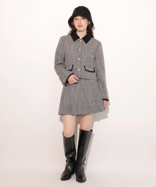 Rirandture（リランドチュール）の「ビット付ツィードミニスカート（スカート・レディース・ブラック系その他・2/1/0）」の17枚目の写真