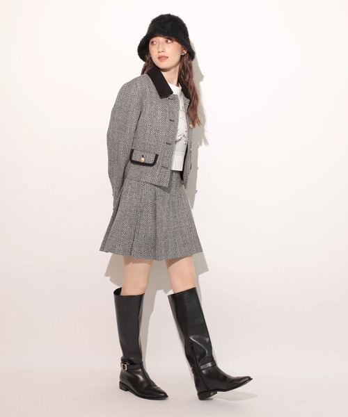 Rirandture（リランドチュール）の「ビット付ツィードミニスカート（スカート・レディース・ブラック系その他・2/1/0）」の18枚目の写真