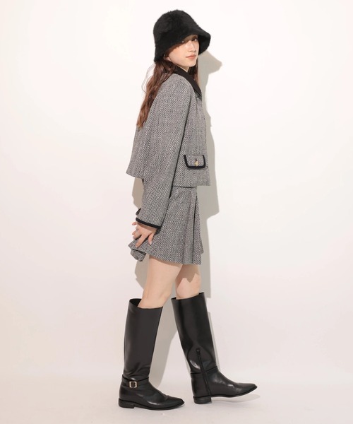 Rirandture（リランドチュール）の「ビット付ツィードミニスカート（スカート・レディース・ブラック系その他・2/1/0）」の22枚目の写真