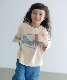 テンジク ロゴプリント Tシャツ / キッズ  100cm-130cm