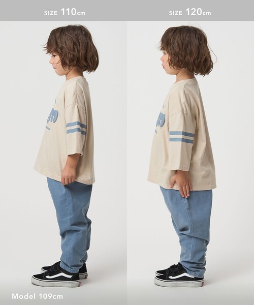 green label relaxing（グリーンレーベルリラクシング）の「テンジク ロゴプリント Tシャツ / キッズ  100cm-130cm（Tシャツ/カットソー・キッズ・ナチュラル/ライム/ネイビー・120cm/130cm/100cm/110cm）」の7枚目の写真