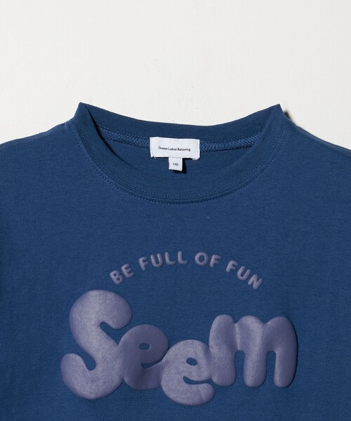 green label relaxing（グリーンレーベルリラクシング）の「テンジク ロゴプリント Tシャツ / キッズ  100cm-130cm（Tシャツ/カットソー・キッズ・ナチュラル/ライム/ネイビー・120cm/130cm/100cm/110cm）」の10枚目の写真