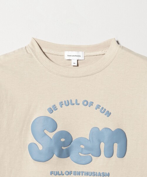 green label relaxing（グリーンレーベルリラクシング）の「テンジク ロゴプリント Tシャツ / キッズ  100cm-130cm（Tシャツ/カットソー・キッズ・ナチュラル/ライム/ネイビー・120cm/130cm/100cm/110cm）」の17枚目の写真
