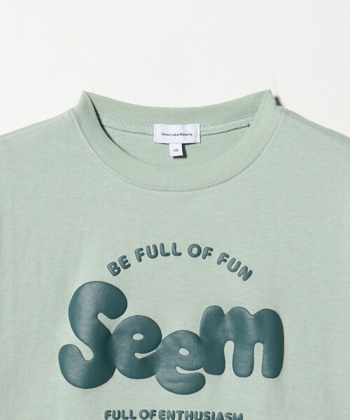green label relaxing（グリーンレーベルリラクシング）の「テンジク ロゴプリント Tシャツ / キッズ  100cm-130cm（Tシャツ/カットソー・キッズ・ナチュラル/ライム/ネイビー・120cm/130cm/100cm/110cm）」の20枚目の写真