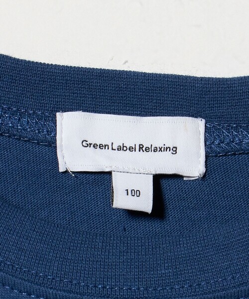 green label relaxing（グリーンレーベルリラクシング）の「テンジク ロゴプリント Tシャツ / キッズ  100cm-130cm（Tシャツ/カットソー・キッズ・ナチュラル/ライム/ネイビー・120cm/130cm/100cm/110cm）」の22枚目の写真