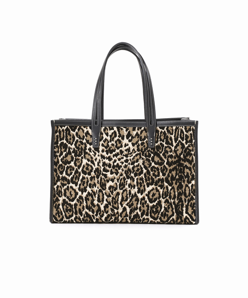 A VACATION(アヴァケーション)の「《別注》【A VACATION】CLUB BAG L KHAKI LEO:トートバッグ(トートバッグ・レディース・その他7・FREE)」の3枚目の写真