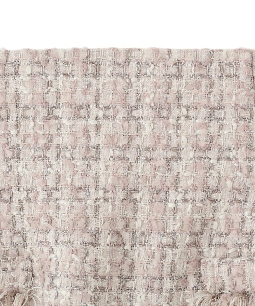 JILL by JILL STUART(ジルバイジルスチュアート)の「◇ファンシーツイードスカート(スカート・レディース・ピンク/ホワイト・MEDIUM/SMALL)」の3枚目の写真
