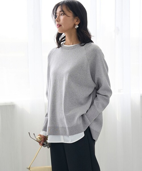 UNFILO(アンフィーロ)の「シャツコンビ レイヤードT(Tシャツ/カットソー・レディース・スカイブルー系1/ホワイト系/ホワイト系3・LARGE/MEDIUM/SMALL)」の7枚目の写真