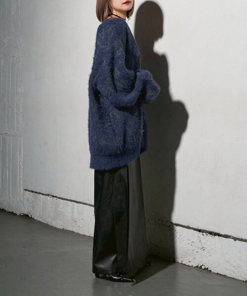 Mavie..7】マーブルニットカーディガン(カーディガン/ボレロ)|Mavie Mavie..7】マーブルニットカーディガン(カーディガン/ボレロ)|Mavie