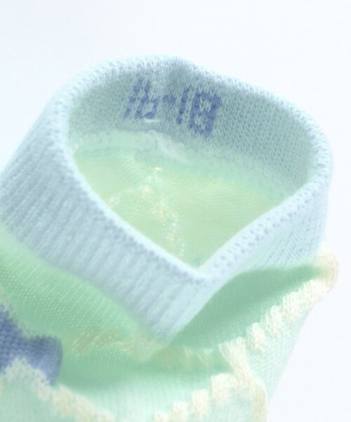 BRANSHES（ブランシェス）の「キルトリボンソックス（ソックス/靴下・キッズ・サックスブルー/グレー・19-21cm/13-15cm/16-18cm）」の5枚目の写真