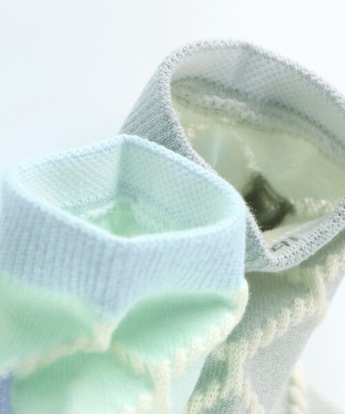 BRANSHES（ブランシェス）の「キルトリボンソックス（ソックス/靴下・キッズ・サックスブルー/グレー・19-21cm/13-15cm/16-18cm）」の6枚目の写真