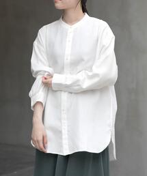 FORK&SPOON | FORK&SPOON　バンドカラーダブルクロスシャツ(シャツ/ブラウス)