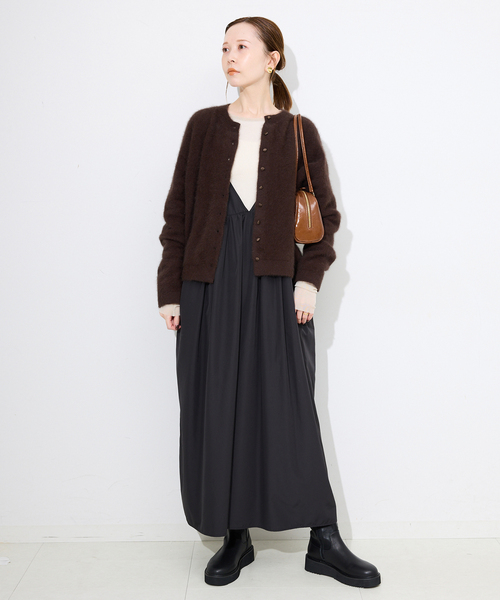 CHRISTIAN VILLA(クリスチャンヴィラ)の「CHRISTIAN VILLA/クリスチャン ヴィラ ロングハンドルバッグ 6282(ショルダーバッグ・レディース・ブラウン/ベージュ・FREE)」の13枚目の写真