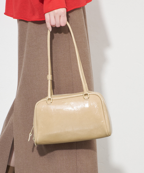 CHRISTIAN VILLA(クリスチャンヴィラ)の「CHRISTIAN VILLA/クリスチャン ヴィラ ロングハンドルバッグ 6282(ショルダーバッグ・レディース・ブラウン/ベージュ・FREE)」の3枚目の写真