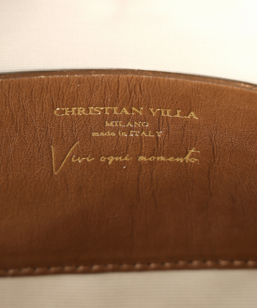 CHRISTIAN VILLA(クリスチャンヴィラ)の「CHRISTIAN VILLA/クリスチャン ヴィラ ロングハンドルバッグ 6282(ショルダーバッグ・レディース・ブラウン/ベージュ・FREE)」の21枚目の写真