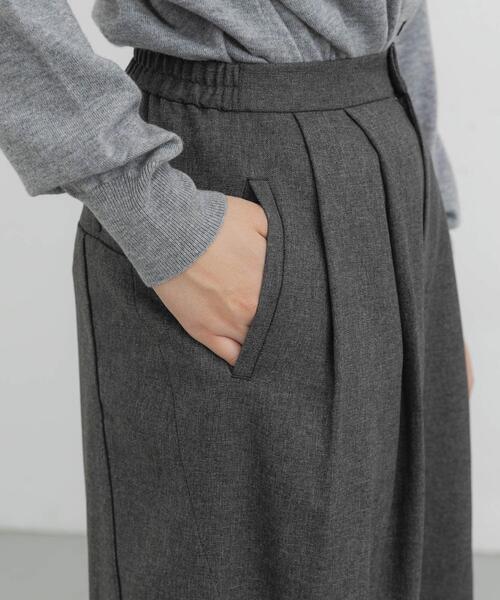 EKAL（エカル）の「タックカーブラインパンツ（その他パンツ・レディース・ブラック/グレー/キャメル・ONE）」の13枚目の写真