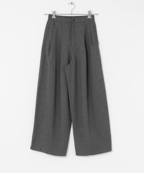 EKAL（エカル）の「タックカーブラインパンツ（その他パンツ・レディース・ブラック/グレー/キャメル・ONE）」の16枚目の写真